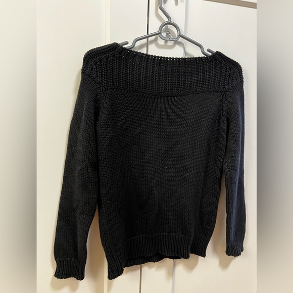 Massimo Dutti Knitter Black Sweater - Picture 4 of 4